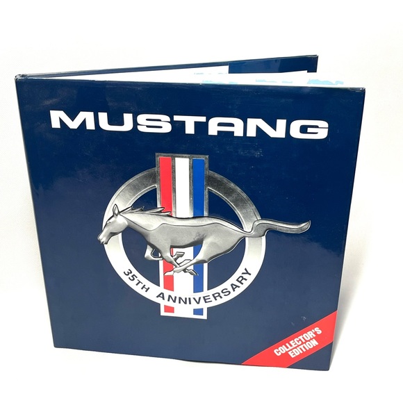 Mustang 35th Anniversary  Collector's Edition Coffee Table Hardcover Book - Picture 1 of 10